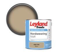 Leyland Trade Hardwearing Matt Emulsion Paint Beige Tellin (Ppg15-31) 2.5L