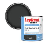 Leyland Trade Hardwearing Matt Emulsion Paint Black Leopard (Ppg1011-7) 2.5L