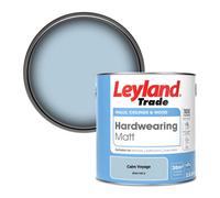 Leyland Trade Hardwearing Matt Emulsion Paint Calm Voyage (Ppg1155-4) 2.5L