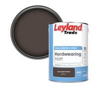 Leyland Trade Hardwearing Matt Emulsion Paint Chocolate Pretzel (Ppg1017-7) 5L