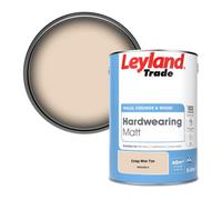 Leyland Trade Hardwearing Matt Emulsion Paint Crisp Won Ton (Ppg1202-3) 5L
