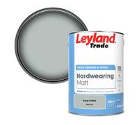 Leyland Trade Hardwearing Matt Emulsion Paint Damp Pebble (Ppg10-08) 5L