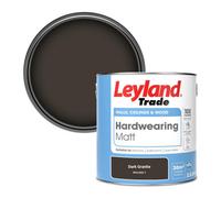 Leyland Trade Hardwearing Matt Emulsion Paint Dark Granite (Ppg1005-7) 2.5L