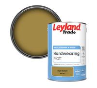Leyland Trade Hardwearing Matt Emulsion Paint Dijon Mustard (Ppg1108-7) 5L