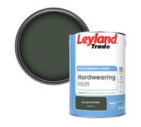 Leyland Trade Hardwearing Matt Emulsion Paint Evergreen Boughs (Ppg1129-7) 5L