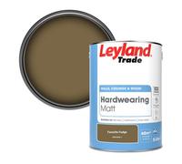 Leyland Trade Hardwearing Matt Emulsion Paint Favorite Fudge (Ppg1099-7) 5L