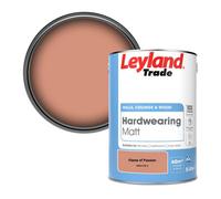 Leyland Trade Hardwearing Matt Emulsion Paint Flame Of Passion (Ppg1192-5) 5L