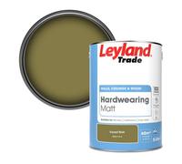 Leyland Trade Hardwearing Matt Emulsion Paint Forest Ruin (Ppg1114-6) 5L