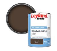 Leyland Trade Hardwearing Matt Emulsion Paint Fudge Truffle (Ppg1075-7) 5L