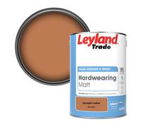 Leyland Trade Hardwearing Matt Emulsion Paint Georgian Leather (Ppg1200-5) 5L