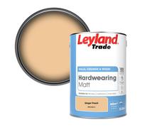 Leyland Trade Hardwearing Matt Emulsion Paint Ginger Peach (Ppg1203-4) 5L