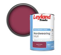 Leyland Trade Hardwearing Matt Emulsion Paint Heart's Desire (Ppg1183-7) 5L