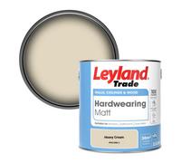 Leyland Trade Hardwearing Matt Emulsion Paint Heavy Cream (Ppg1098-2) 2.5L