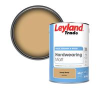 Leyland Trade Hardwearing Matt Emulsion Paint Honey Bunny (Ppg1090-3) 5L