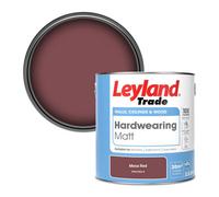 Leyland Trade Hardwearing Matt Emulsion Paint Mesa Red (Ppg1052-6) 2.5L