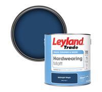 Leyland Trade Hardwearing Matt Emulsion Paint Midnight Magic (Ppg1162-7) 2.5L