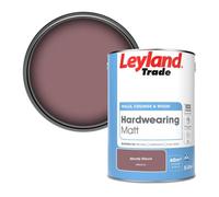 Leyland Trade Hardwearing Matt Emulsion Paint Moody Mauve (Ppg18-21) 5L