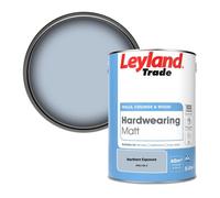 Leyland Trade Hardwearing Matt Emulsion Paint Northern Exposure (Ppg1165-3) 5L
