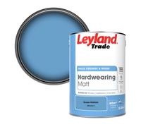 Leyland Trade Hardwearing Matt Emulsion Paint Ocean Horizon (Ppg1242-4) 5L