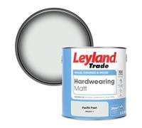 Leyland Trade Hardwearing Matt Emulsion Paint Pacific Pearl (Ppg1011-1) 2.5L