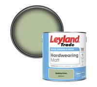 Leyland Trade Hardwearing Matt Emulsion Paint Quaking Grass (Ppg1121-4) 2.5L