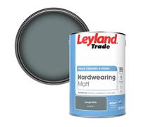 Leyland Trade Hardwearing Matt Emulsion Paint Rough Ride (Ppg1036-5) 5L