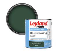 Leyland Trade Hardwearing Matt Emulsion Paint Royal Hunter Green (Ppg1133-7) 2.5L