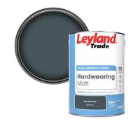 Leyland Trade Hardwearing Matt Emulsion Paint Sea Monster (Ppg1037-6) 5L