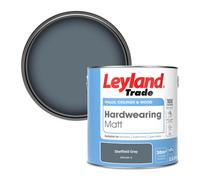 Leyland Trade Hardwearing Matt Emulsion Paint Sheffield Gray (Ppg1041-6) 2.5L