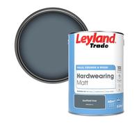 Leyland Trade Hardwearing Matt Emulsion Paint Sheffield Gray (Ppg1041-6) 5L