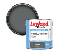 Leyland Trade Hardwearing Matt Emulsion Paint Slate Mine (Ppg0996-6) 2.5L