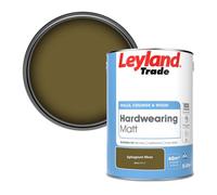 Leyland Trade Hardwearing Matt Emulsion Paint Sphagnum Moss (Ppg1111-7) 5L
