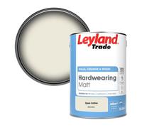 Leyland Trade Hardwearing Matt Emulsion Paint Spun Cotton (Ppg1203-1) 5L