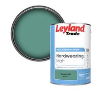 Leyland Trade Hardwearing Matt Emulsion Paint Treasure Isle (Ppg1141-5) 5L