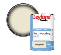 Leyland Trade Hardwearing Matt Emulsion Paint Vanilla Cheesecake (Ppg1204-2) 5L