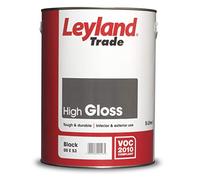 Leyland Trade High Gloss Paint - Black 5L