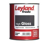 Leyland Trade - High Gloss Paint - Signal Red - 12m2 Coverage - Easy Application - High Opacity - 16 Hours Recoat Time - 750ml