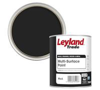 Leyland Trade - Multi Surface Paint - Suitable for 8 Different Surfaces - Black - 750ml
