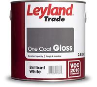 Leyland Trade One Coat Gloss Paint - Brilliant White 2.5L