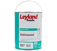 Leyland Trade Satinwood Paint - Brilliant White 5L