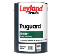 Leyland Trade Smooth Truguard Pliolite Masonry Paint Brilliant White - 5L