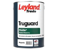Leyland Trade Smooth Truguard Pliolite Masonry Paint Magnolia - 5L