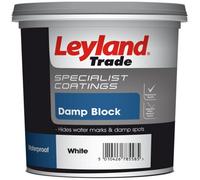 Leyland Trade Specialist Coatings White Damp Block Paint, 0.75L