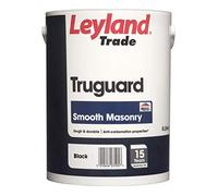 Leyland Trade Truguard Smooth Masonry Paint - Black 5L