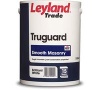 Leyland Trade 264725 Truguard Smooth Masonry Paint - Brilliant White 5L