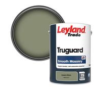 Leyland Trade Truguard Smooth Masonry Paint Cavern Moss (Ppg1124-5) 5L