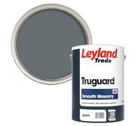 Leyland Trade Truguard Smooth Masonry Paint, Coverage 16m2 per Litre, Slate, 5L