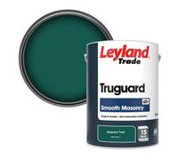 Leyland Trade Truguard Smooth Masonry Paint Empress Teal (Ppg1142-7) 5L