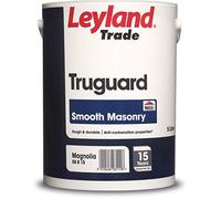 Leyland Trade Truguard Smooth Masonry Paint, 5L, Magnolia
