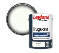 Leyland Trade Truguard Smooth Masonry Paint Pure White (Ral 9010) 5L